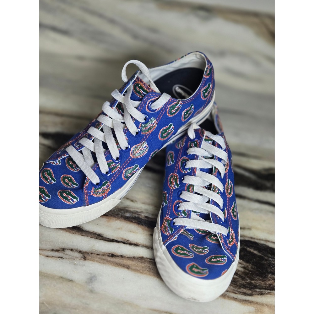 Florida Gators Row One Dr Scholls Canvas Sneakers Blue Mens 6 Womens 7.5 NCAA